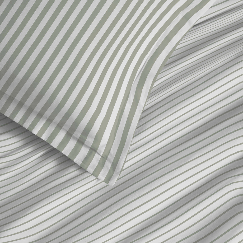 Juego de Sábanas para Cama 4 Piezas - 100% Algodón - Palermo Eucalipto