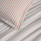 4 Piece Sheet Set for Large Size Bed - 100% Cotton - Palermo Blush