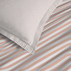 4 Piece Sheet Set for Large Size Bed - 100% Cotton - Palermo Blush