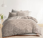 4 Piece Sheet Set - Louna - Diamond Relief