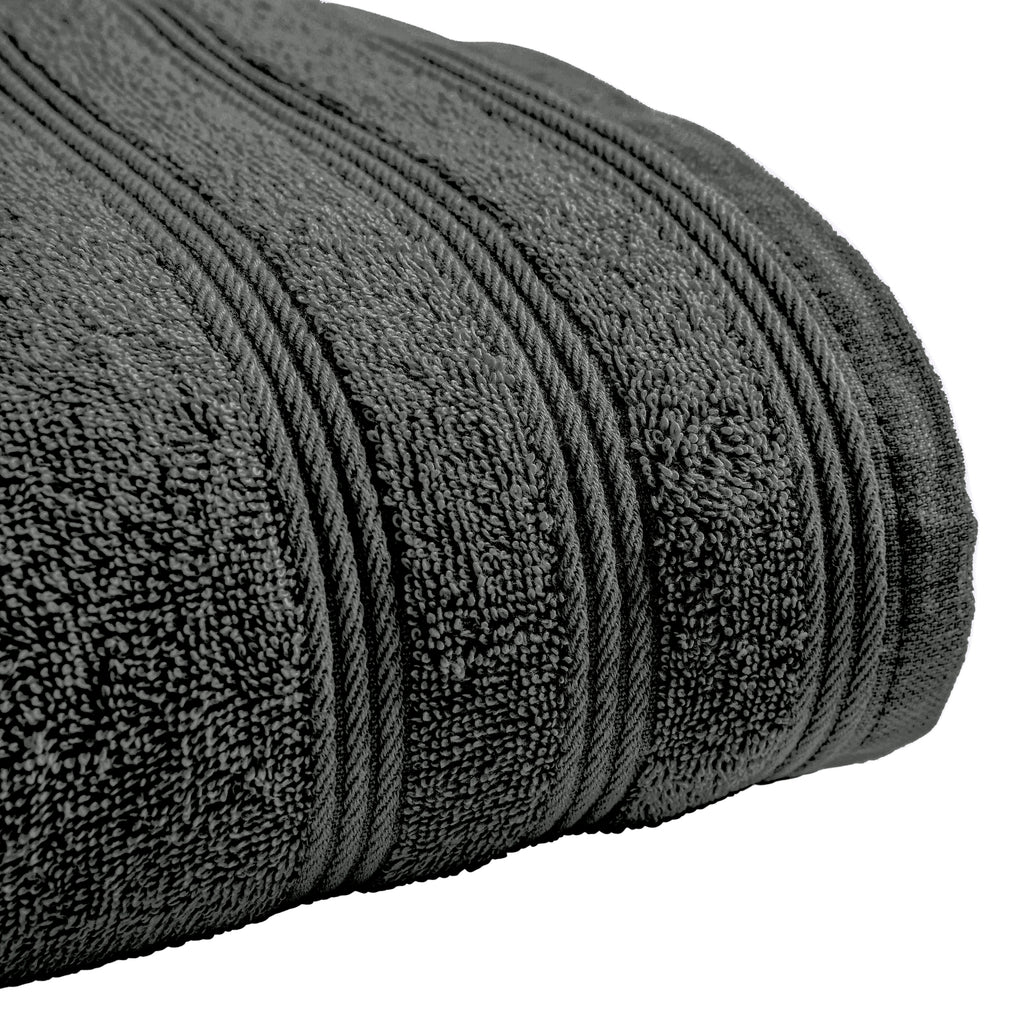 Serviette De Toilette "Spa" - 100% Coton - Ardoise