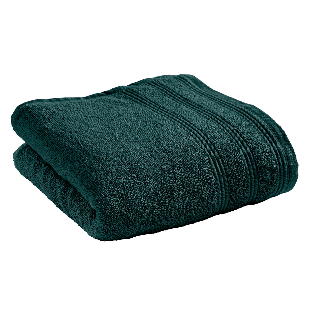 Serviette De Toilette "Spa" - 100% Coton - Emeraude