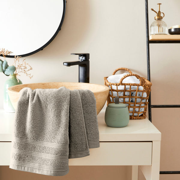 "Spa" Hand Towel - 100% Cotton - Sand
