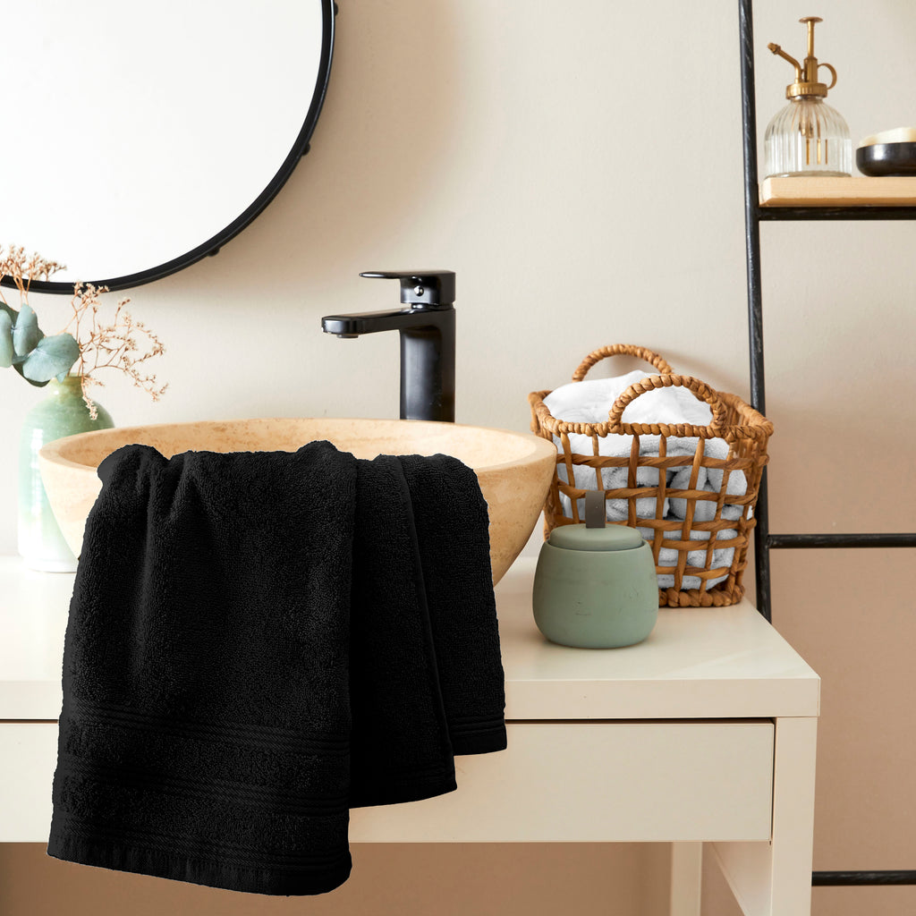 Serviette De Toilette "Spa" - 100% Coton - Truffe