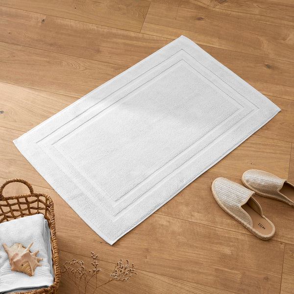 "Spa" Bath Mat - 100% Cotton - Snow