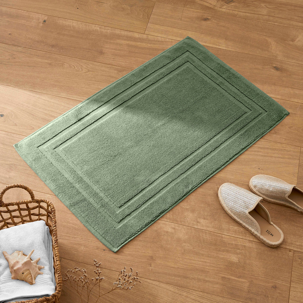 Alfombra de Baño "Spa" - 100% Algodón - Romero