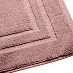 Tapis De Bain "Spa" - 100% Coton - Vieux Rose