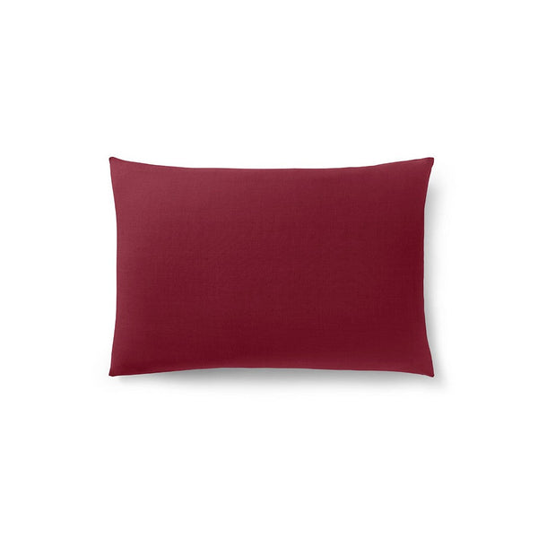Taie D'Oreiller - 100% Coton - Grenat