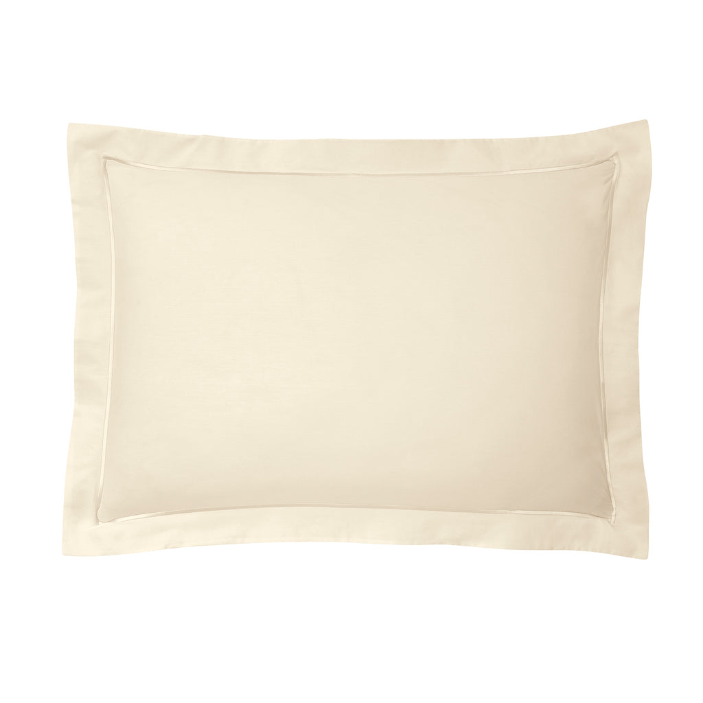 Taie D'Oreiller - 100% Percale Coton - Ivoire