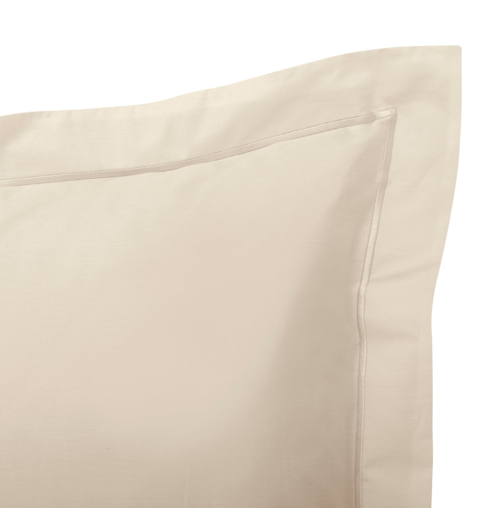 Taie D'Oreiller - 100% Percale Coton - Ivoire