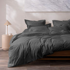 Pillowcase - 100% Percale Cotton - Slate