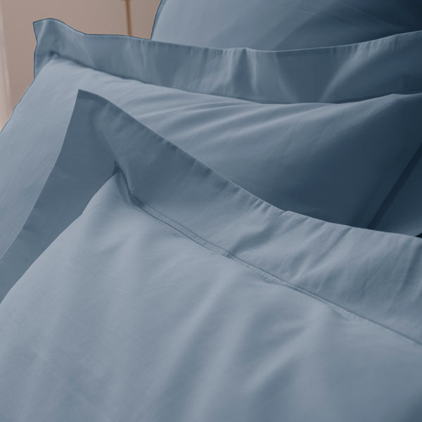 Funda de Almohada - Percal 100% Algodón - Azul Jean