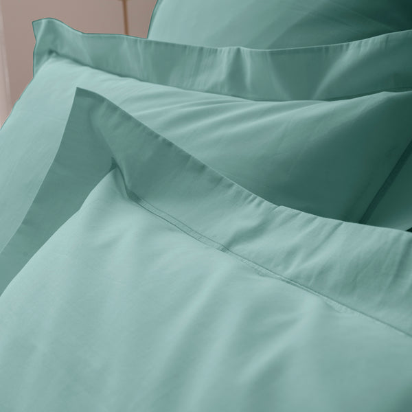 Funda de almohada - Percal 100% Algodón - Celadon