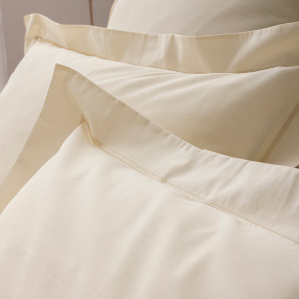 Funda de almohada - 100% Algodón Percal - Marfil