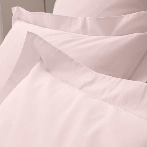 Funda de almohada - 100% algodón percal - Rosa