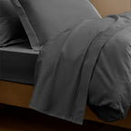 Taie D'Oreiller "Prestige" - Satin De Coton - Graphite