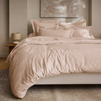 “Prestige” Pillowcase – Cotton Satin – Blush Pink