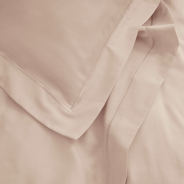 Funda de almohada “Prestige” – Satén de algodón – Rosa rubor
