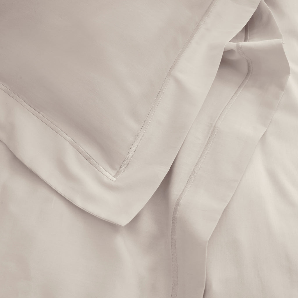 Funda de Almohada “Prestige” – Satén de Algodón – Arena