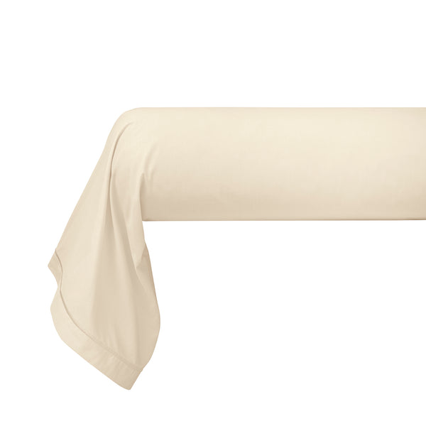 Funda Bolster - Percal 100% Algodón - Marfil