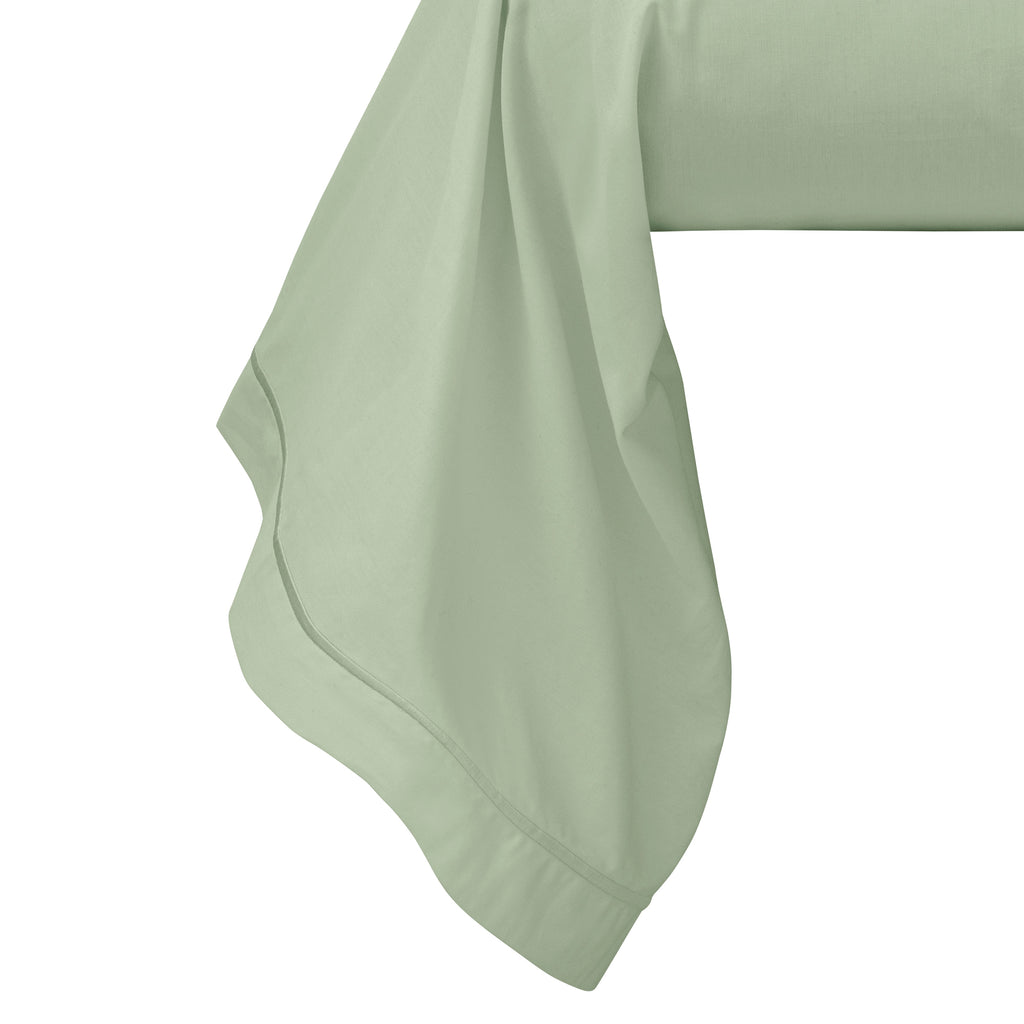 Funda Bolster - Percal 100% Algodón - Verde Mar