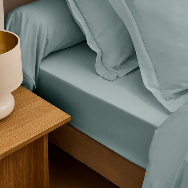 Funda Bolster “Prestige” – Satén de Algodón – Celadon
