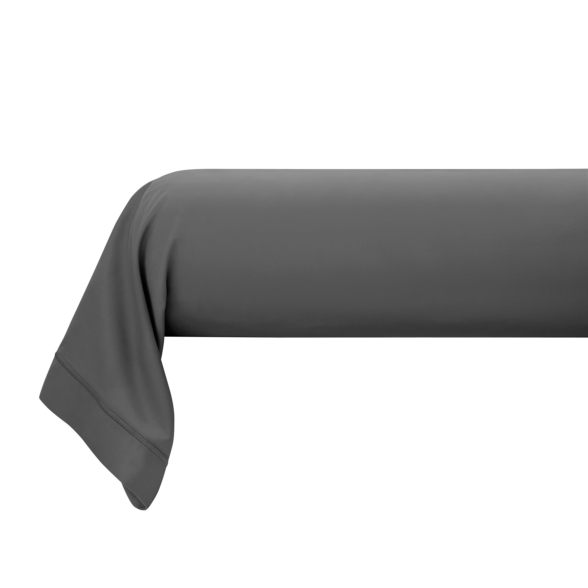 Funda Bolster “Prestige” - Satén de Algodón - Grafito