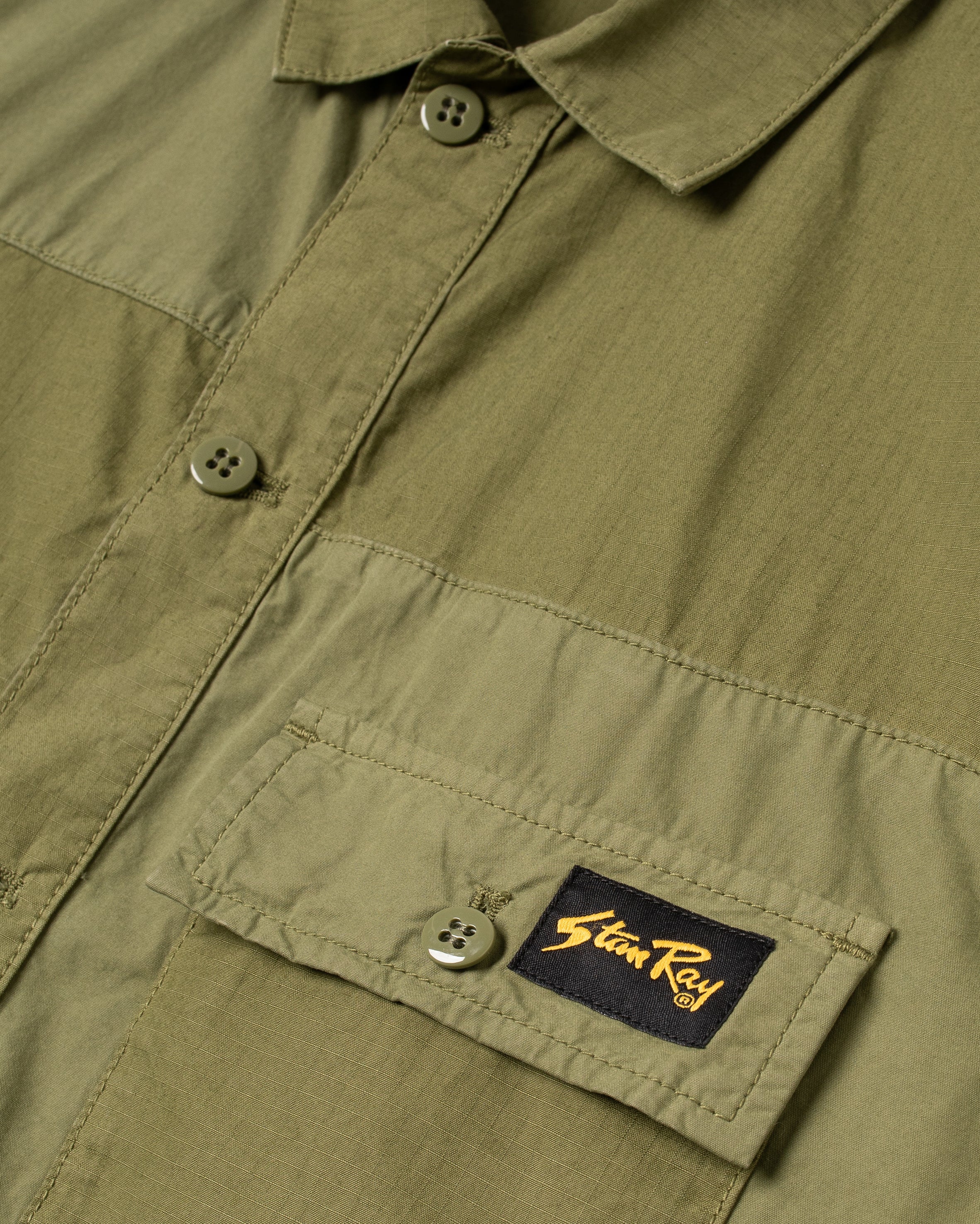 Camisa CPO - Olive/Poplin Mix