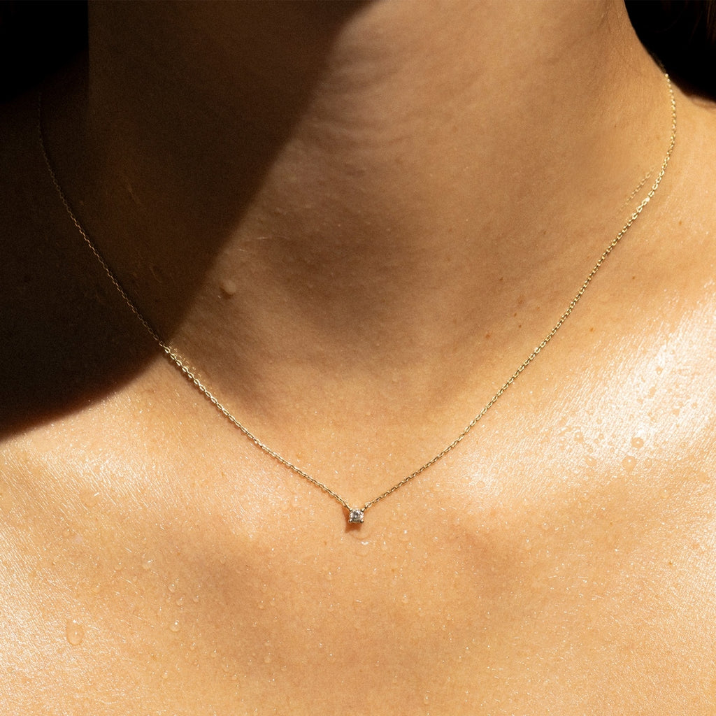 Collar Solitario D0,08/1