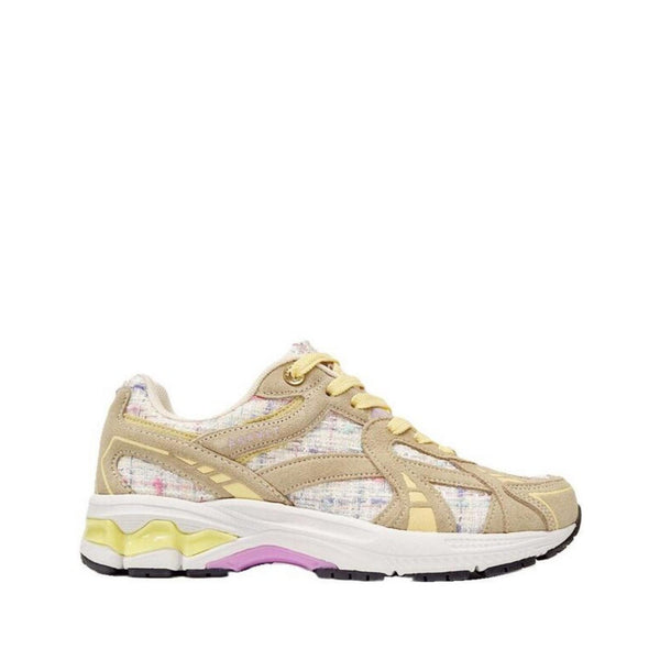 City Run Sneakers - Off White / Tweed/Lavender