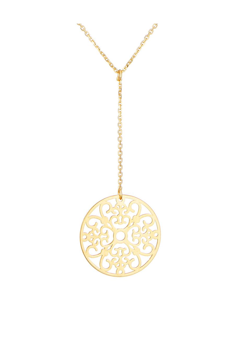 Collier "Rosace Pendante" Or Jaune 375/1000