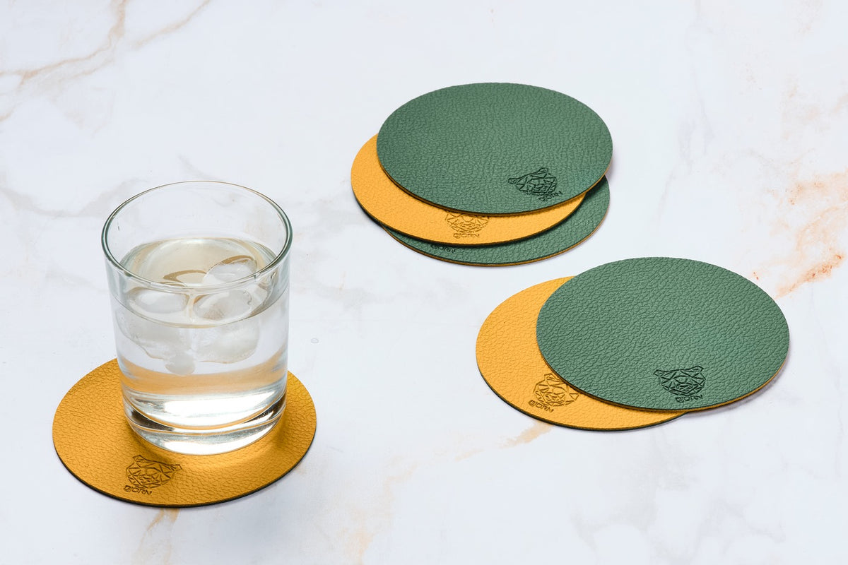 Nude - 6 Coasters - Coloured