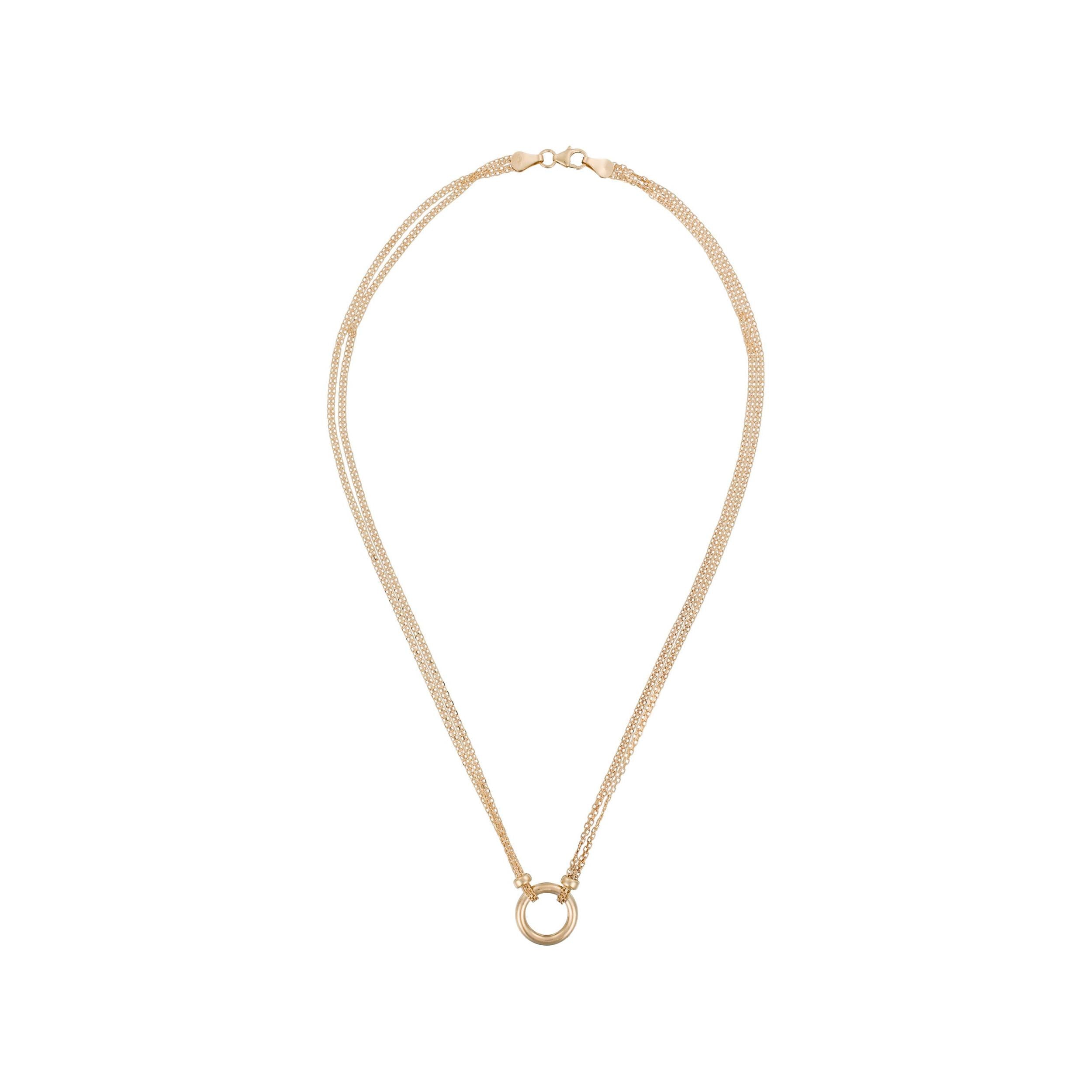 "Round" Necklace 375/1000 Yellow Gold
