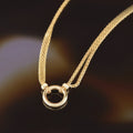 Collar "Redondo" Oro Amarillo 375/1000