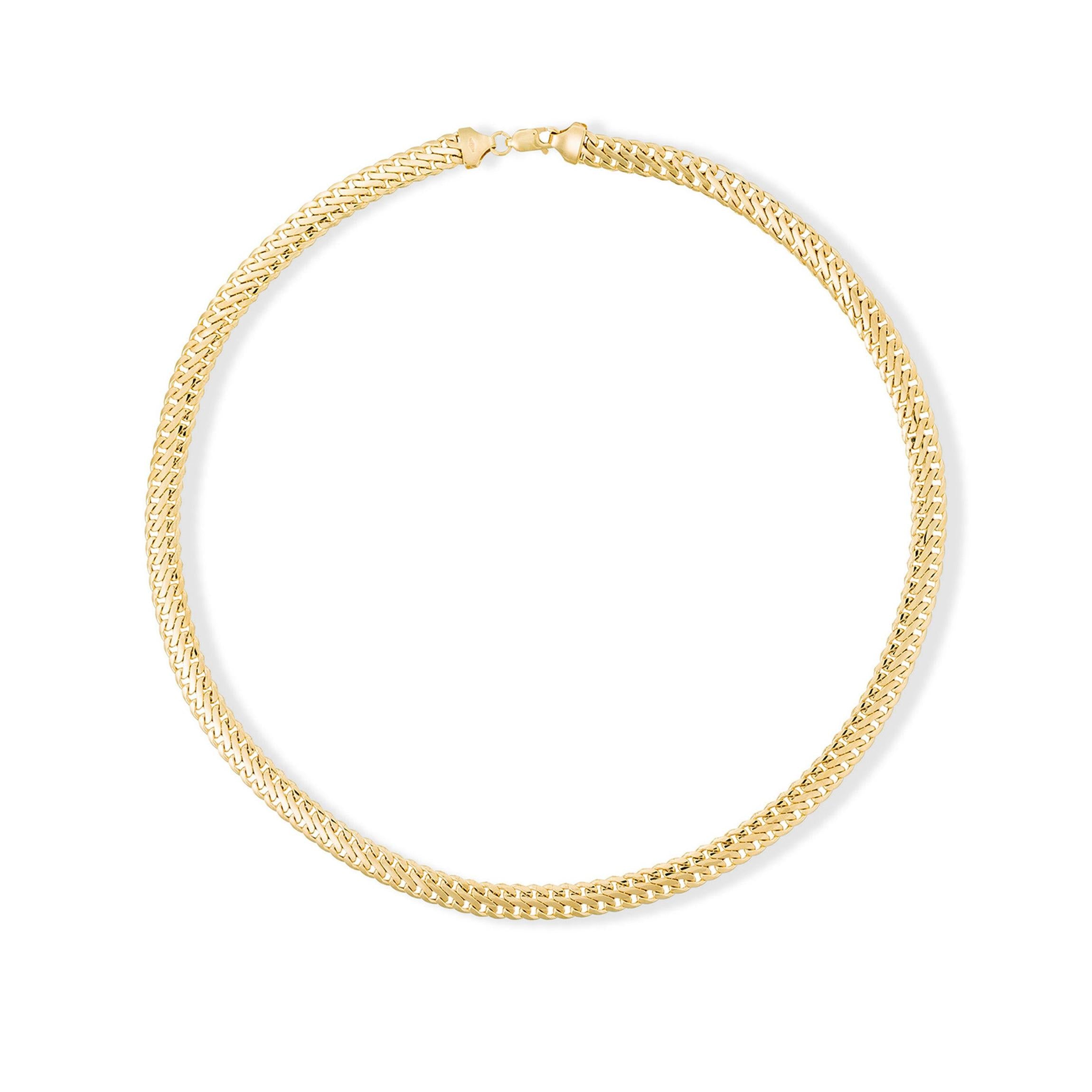 Collar Malla “Nathalia” Oro amarillo 375/1000