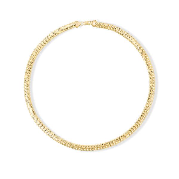 Collar Malla “Nathalia” Oro amarillo 375/1000