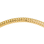 Collier" - Nathalia" - Maille Ovale - Or Jaune 375/1000