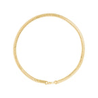 “Nathalia” Mesh Necklace 375/1000 Yellow Gold