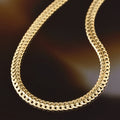 “Nathalia” Mesh Necklace 375/1000 Yellow Gold