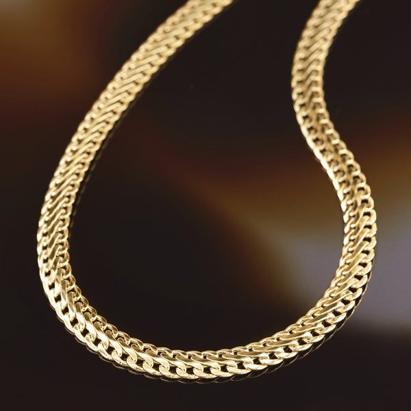 Collar Malla “Nathalia” Oro amarillo 375/1000