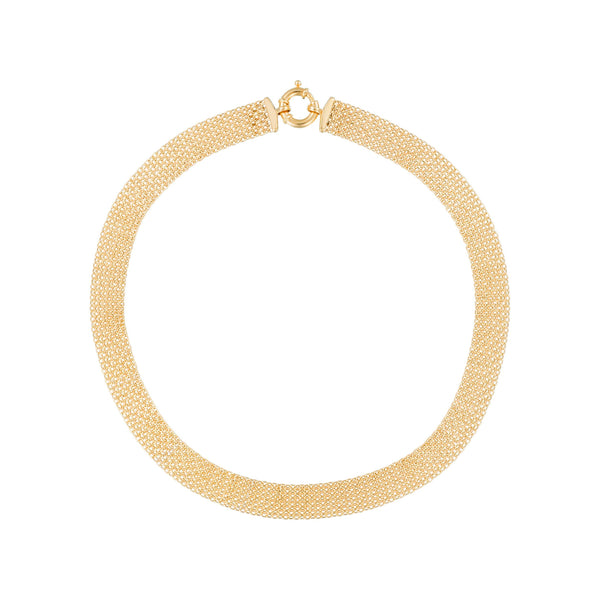 Collar “Maille Calera” con cierre boya – Oro amarillo 375/1000
