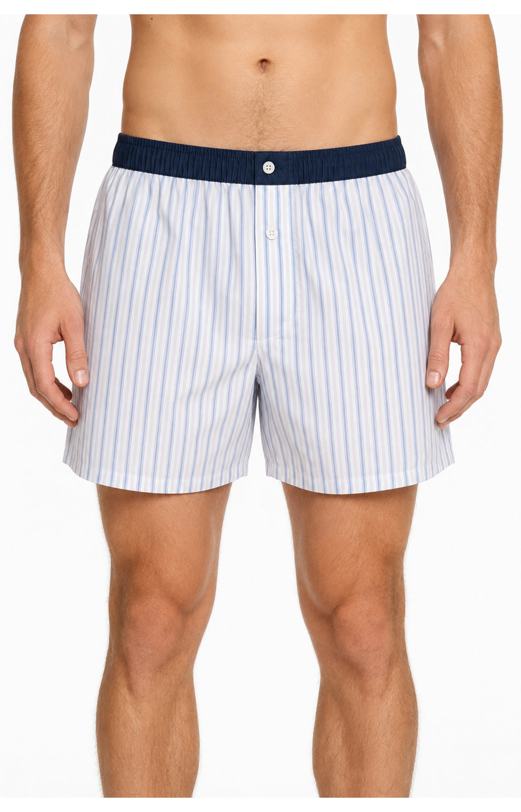 01 boxer con sospensorio - a righe blu