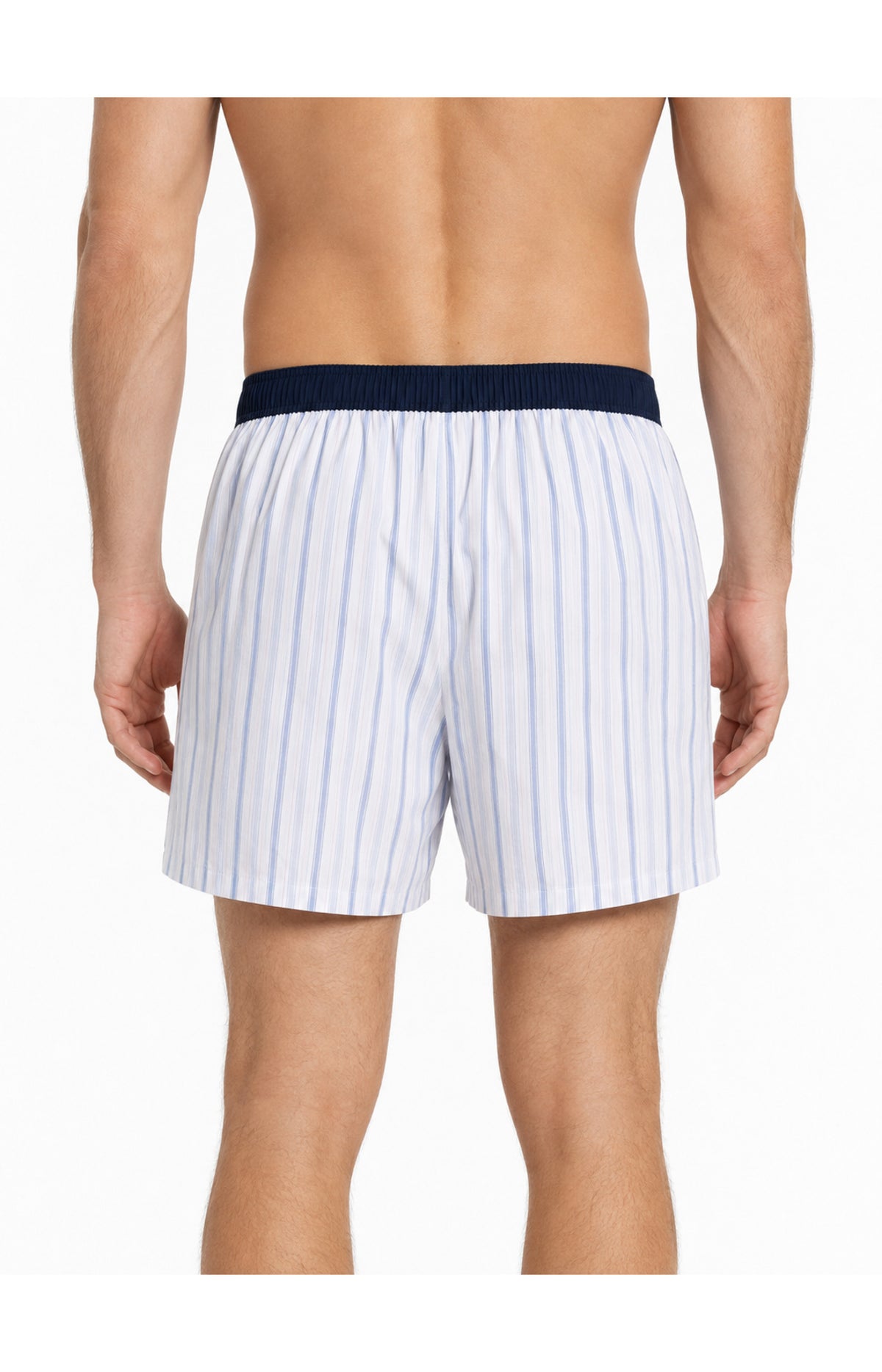 01 boxer con sospensorio - a righe blu