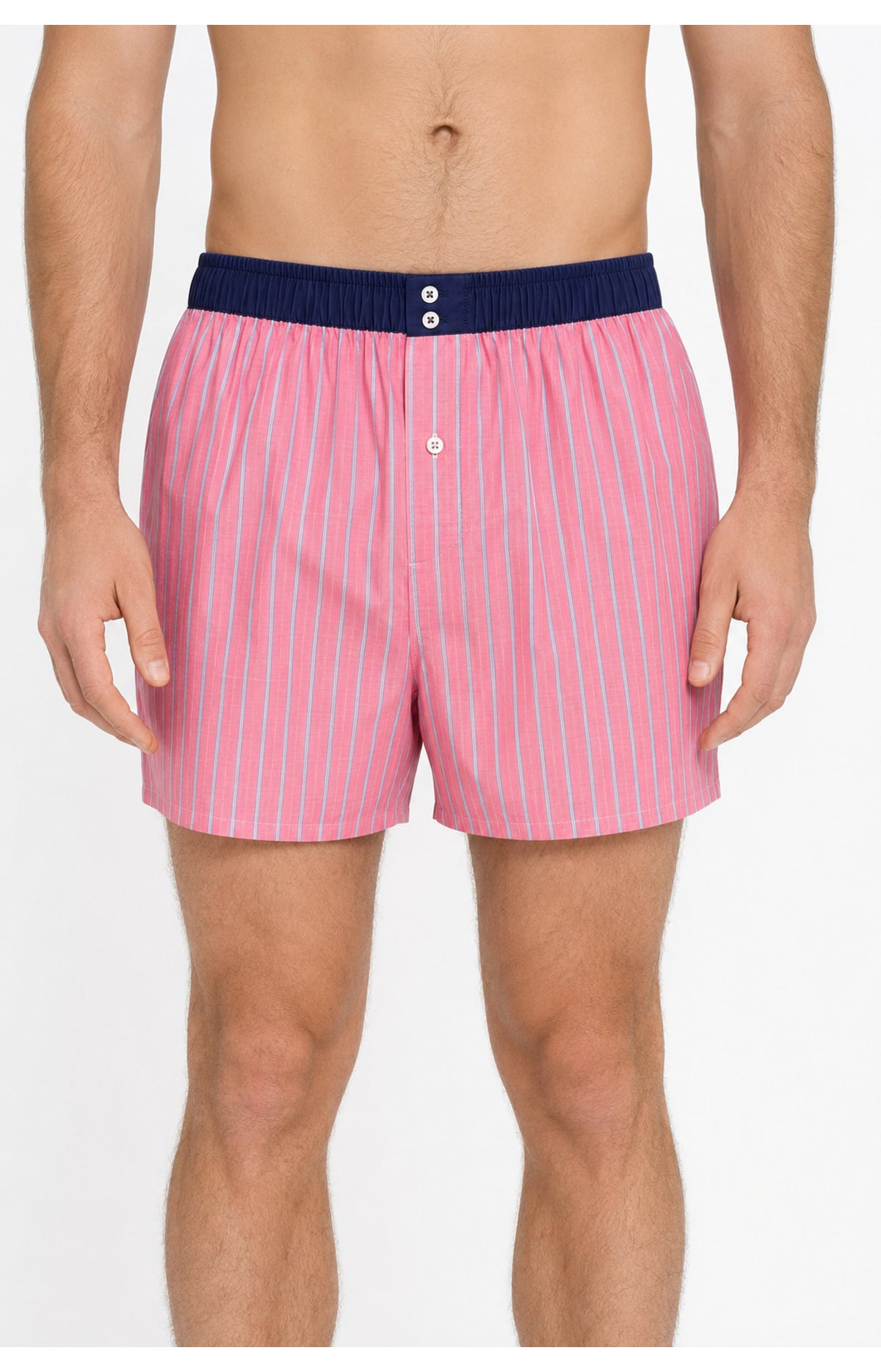01 Boxershorts mit Suspensorium - Rosa