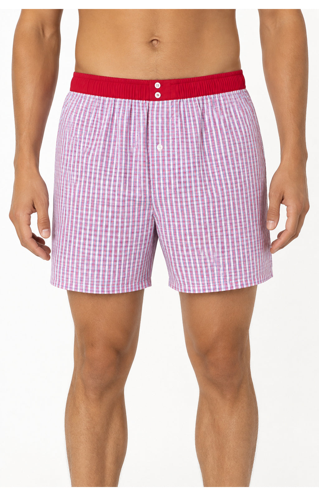01 boxer con sospensorio - rosa a righe