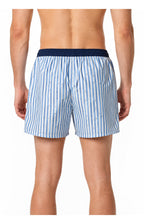 01 Boxer con sospensorio - a righe blu