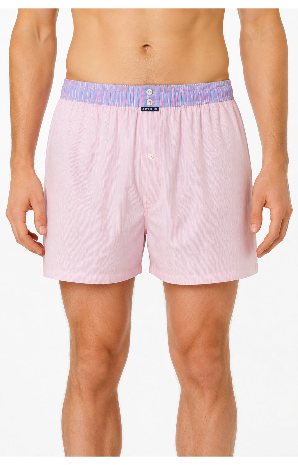 01 boxer con sospensorio - rosa e blu