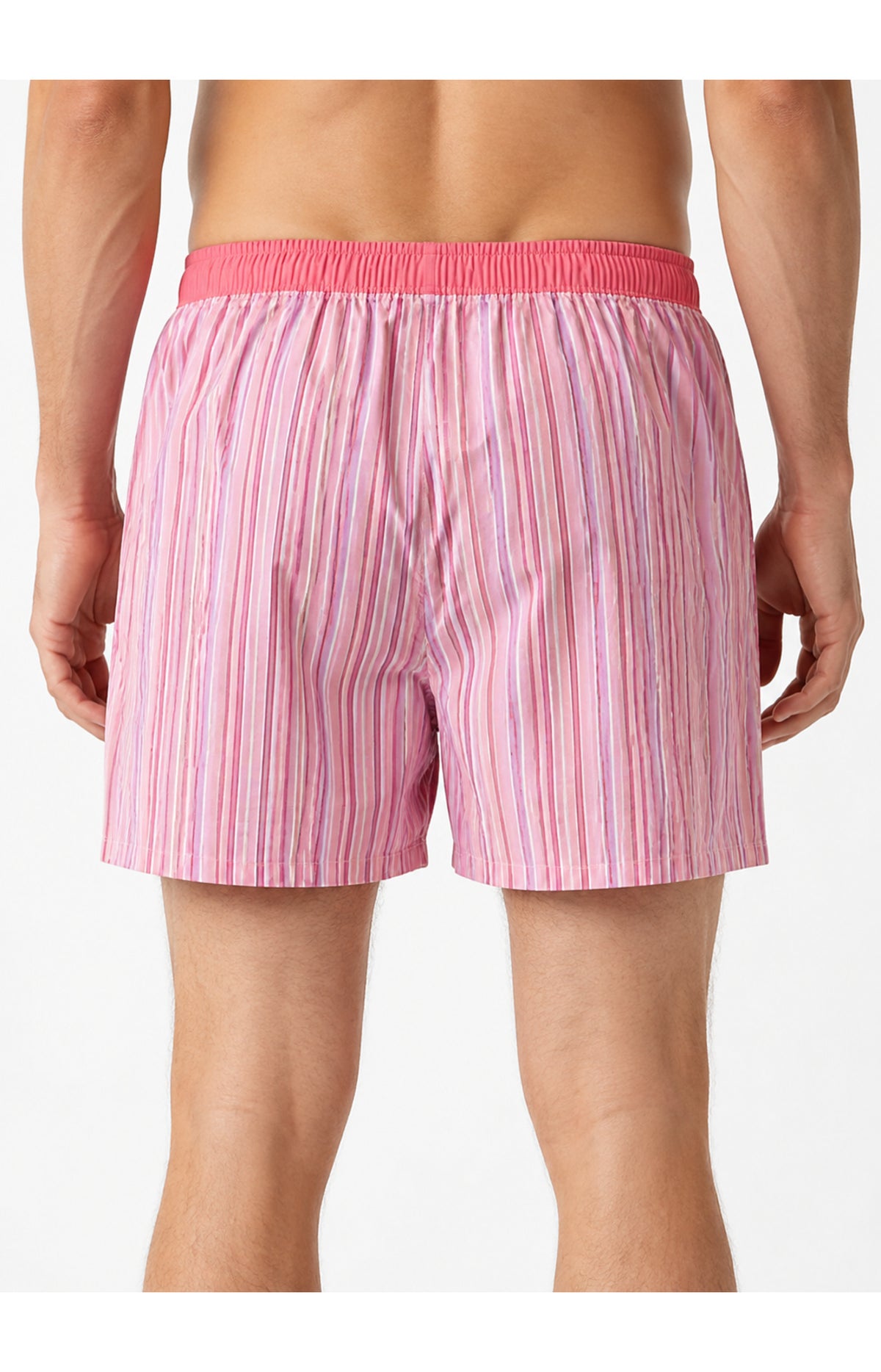 01 Boxer con sospensorio - a righe rosa