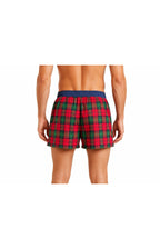 01 Boxer con sospensorio - a quadri rossi e verdi