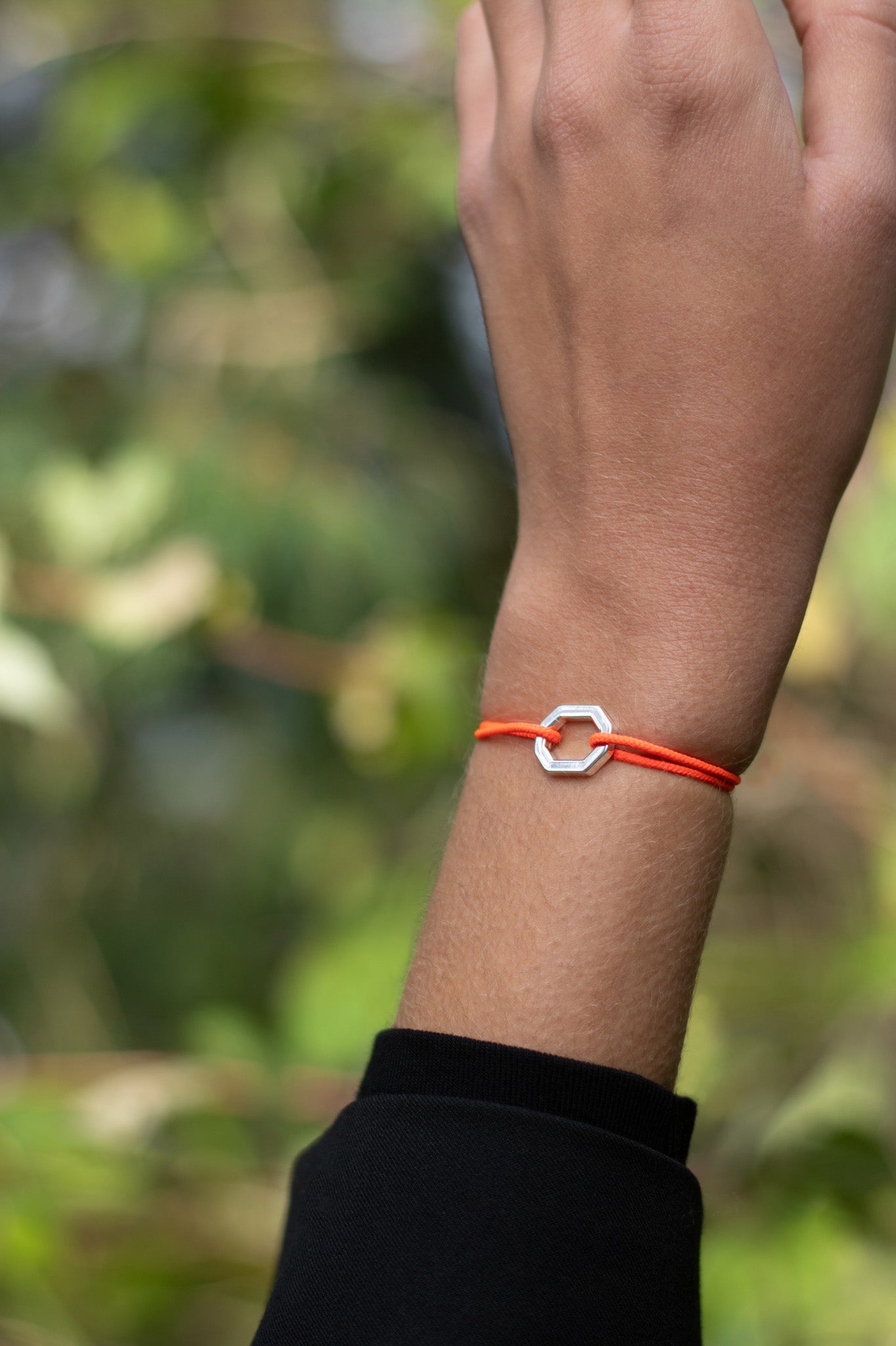 Vertex Bracelet - Glitter Silver